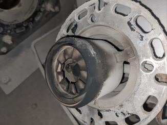 4.バーナ1号機<br>　バーナ取外し<br>　点火部汚れ状況